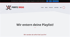 Desktop Screenshot of pirate-radio.de